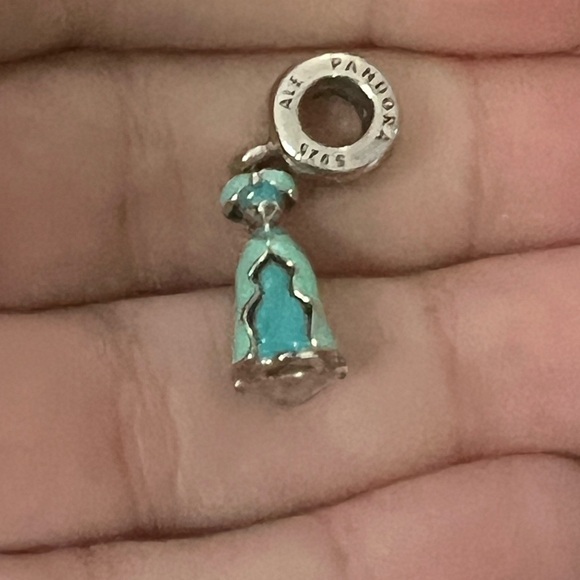 FIRM - Authentic Pandora Jasmine Dress Charm - Picture 13 of 15